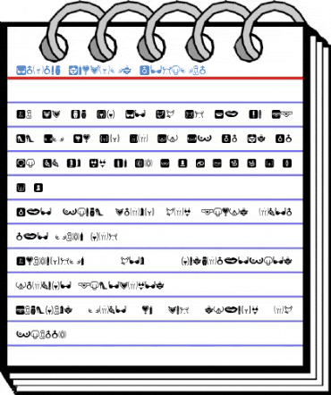 Erotic Symbols Regular Font