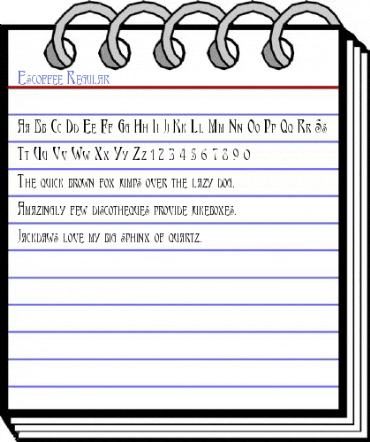 Escoffee Regular Font