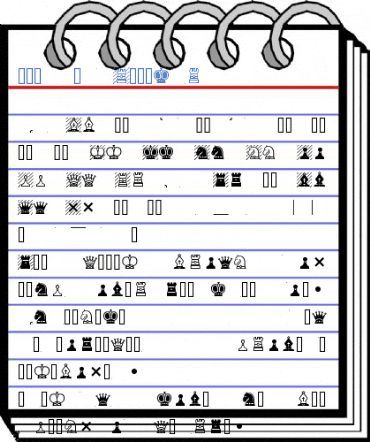 Chess-7 Regular Font