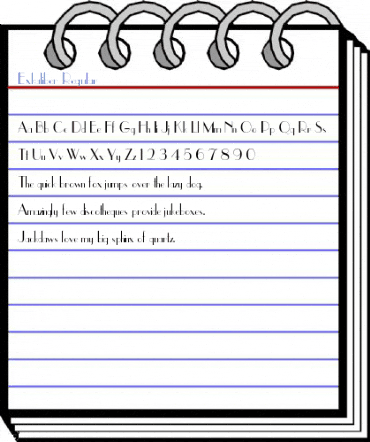 Exkaliber Regular Font