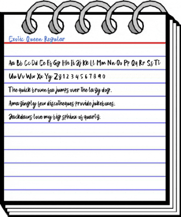 Exotic Queen Regular Font