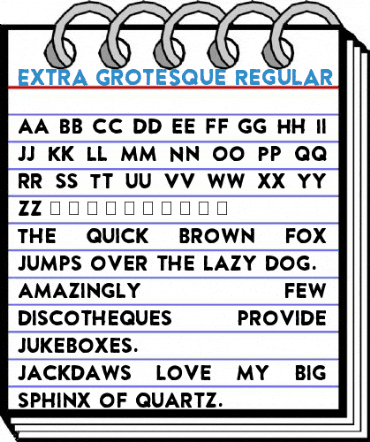Extra Grotesque Regular Font