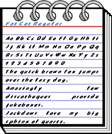 Fat Cat Regular Font