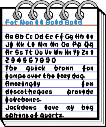 Fat Man II Bold Bold Font
