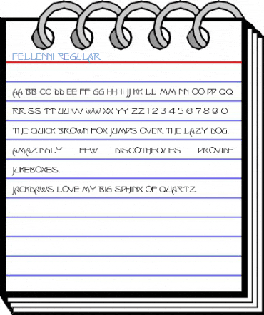 Fellenni Regular Font