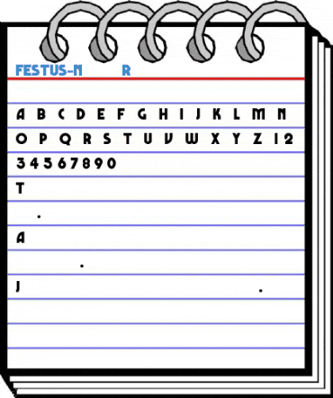 FESTUS-Normal Regular Font