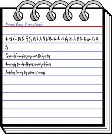 Firyana Beauty Firyana Beauty Font