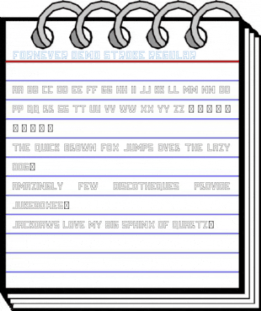 FORNEVER DEMO Stroke Regular Font