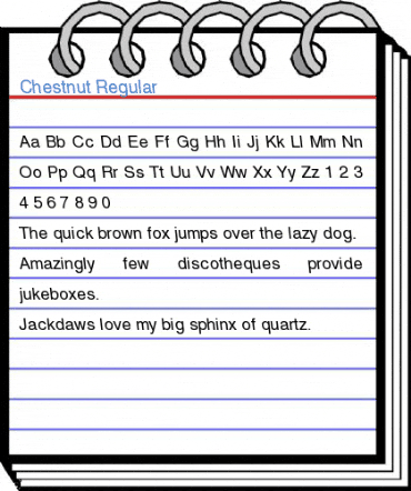 Chestnut Regular Font