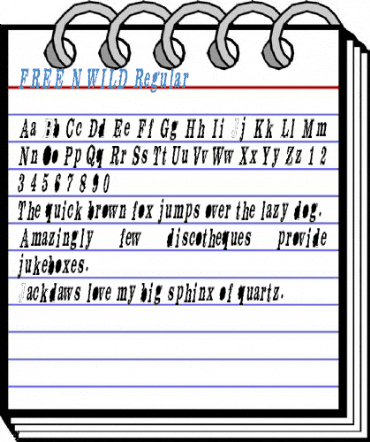 FREE N WILD Regular Font