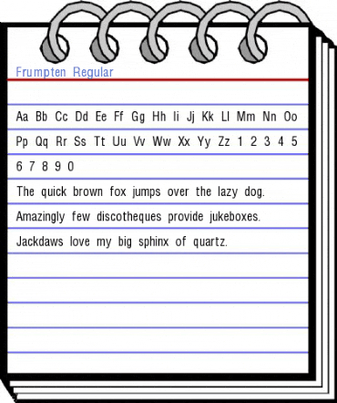 Frumpten Regular Font