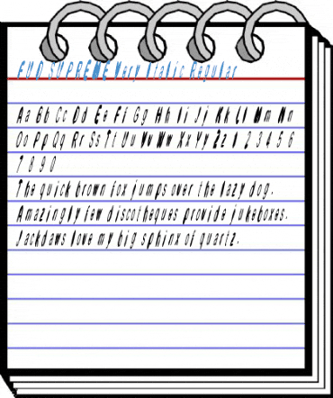 FUD SUPREME Very Italic Regular Font