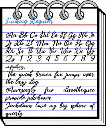 Funking Regular Font
