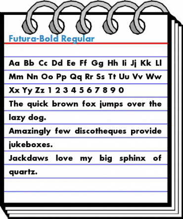 Futura-Bold Regular Font