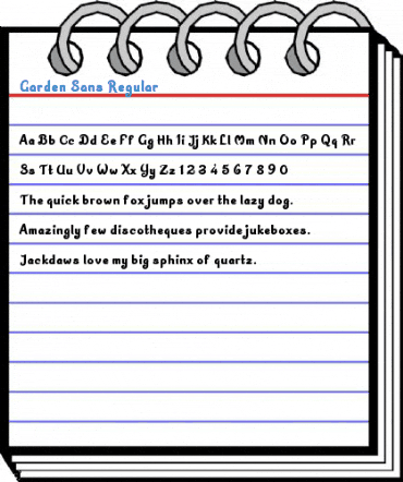 Garden Sans Regular Font