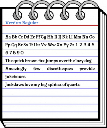 Verdun Regular Font