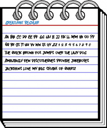Greathunt Regular Font
