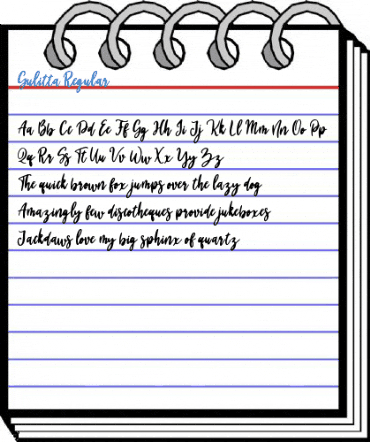 Gulitta Regular Font