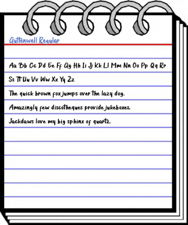 Guttenwell Regular Font