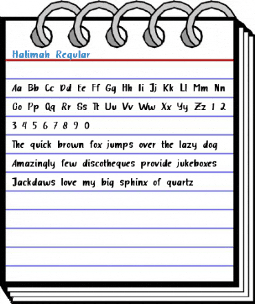 Halimah Regular Font