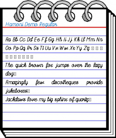 Hamoni Demo Regular Font