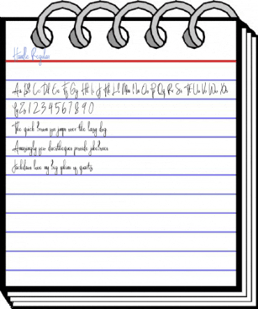 Handle Regular Font