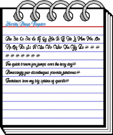 Harilly Aleya Regular Font
