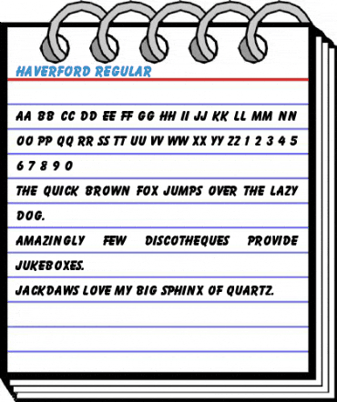 Haverford Regular Font
