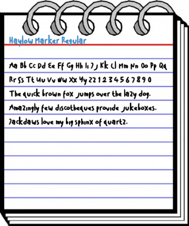 Haylow Marker Regular Font