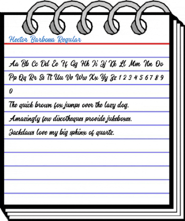 Hector Barbossa Regular Font