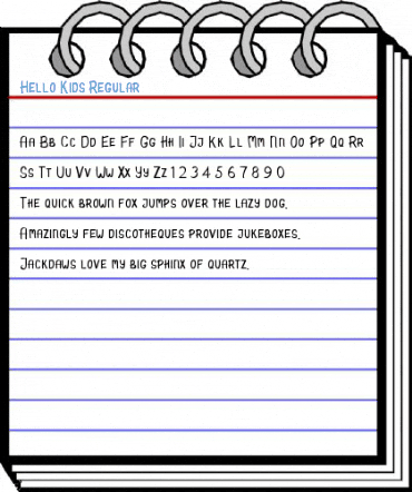 Hello Kids Regular Font