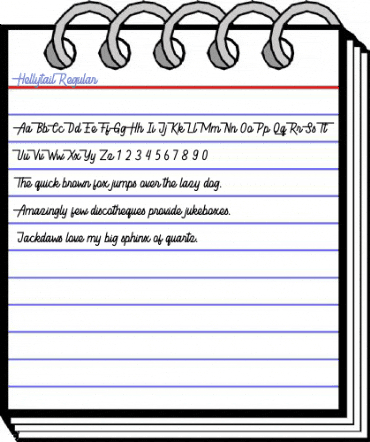 Hellytail Regular Font