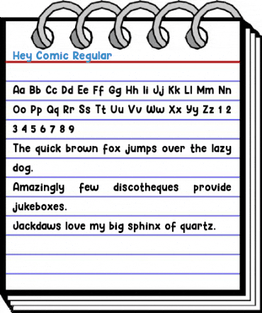 Hey Comic Regular Font