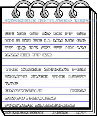 Imbecile Outlined Regular Font
