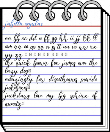 Jabetta Regular Font