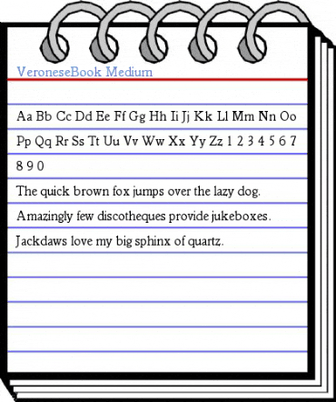VeroneseBook Medium Font