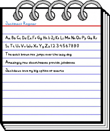 Jackblack Regular Font