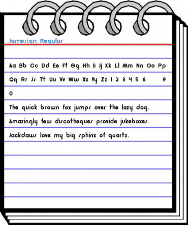Jamesian Regular Font