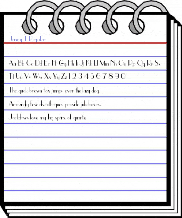 Jenny 1 Regular Font