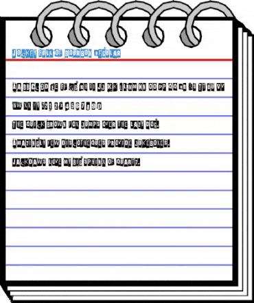 Jockey Full Of Bourbon Regular Font