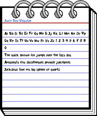 Juice Day Regular Font