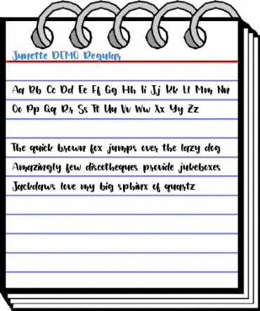 Junette DEMO Regular Font
