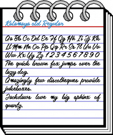 Kalamaya old Regular Font