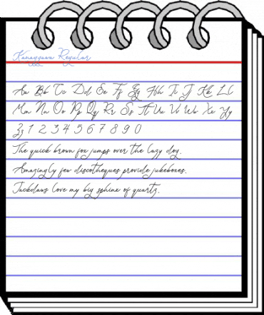 Kanaggawa Regular Font