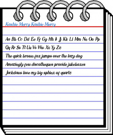 Kashie Mercy Kashie Mercy Font