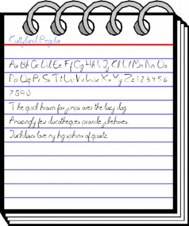 Kattyland Regular Font