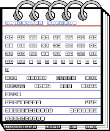 Keystroke Regular Font