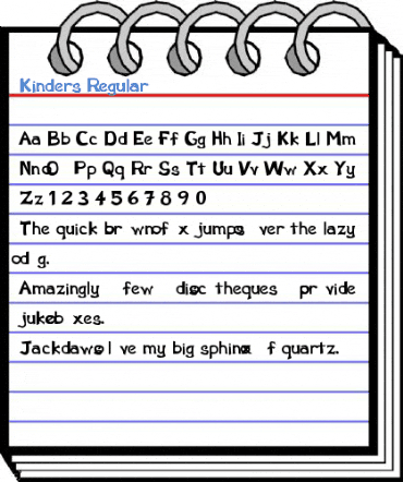 Kinders Regular Font