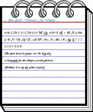 King Lionel - Personal Use Regular Font