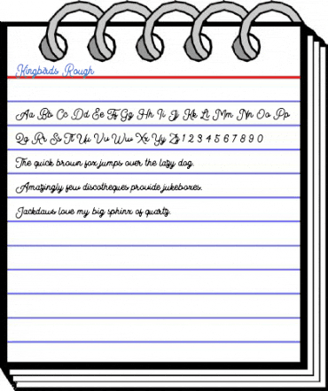 Kingbirds Rough Font